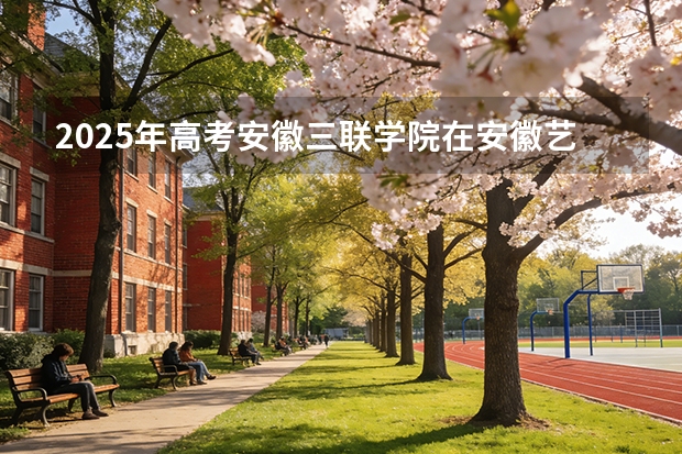 2025年高考安徽三联学院在安徽艺术类投档分数线总汇