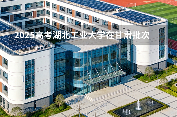 2025高考湖北工业大学在甘肃批次选科要求有哪些