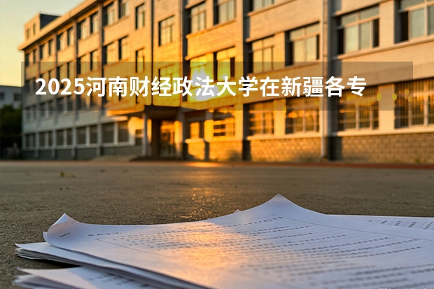 2025河南财经政法大学在新疆各专业都招多少人（2026参考）