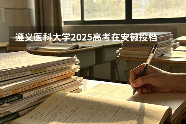 遵义医科大学2025高考在安徽投档分数线