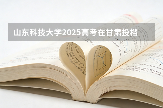 山东科技大学2025高考在甘肃投档分数线