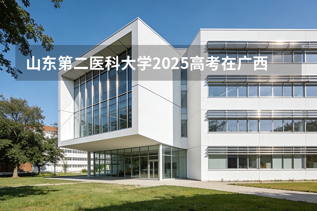 山东第二医科大学2025高考在广西投档分数线
