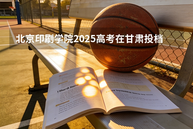 北京印刷学院2025高考在甘肃投档分数线
