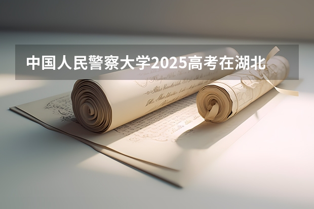 中国人民警察大学2025高考在湖北投档分数线