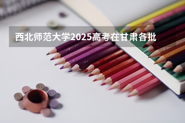 西北师范大学2025高考在甘肃各批次选科要求如何
