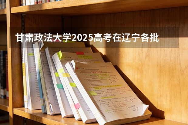 甘肃政法大学2025高考在辽宁各批次选科要求如何