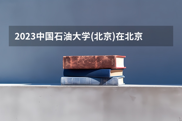 2023中国石油大学(北京)在北京高考专业招生计划人数