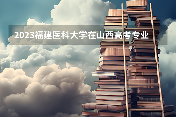 2023福建医科大学在山西高考专业招生计划人数