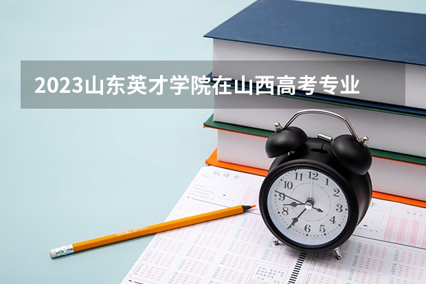 2023山东英才学院在山西高考专业招生计划人数