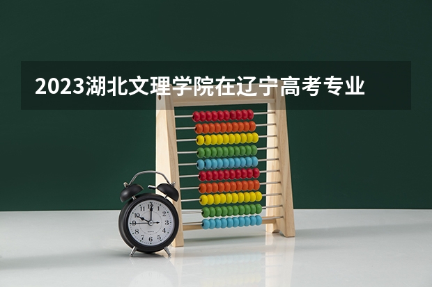 2023湖北文理学院在辽宁高考专业招生计划人数
